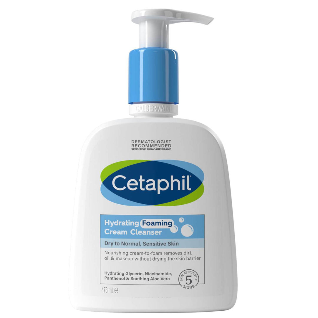 Cetaphil Hydrating Foaming Cream Face Cleanser 273ml