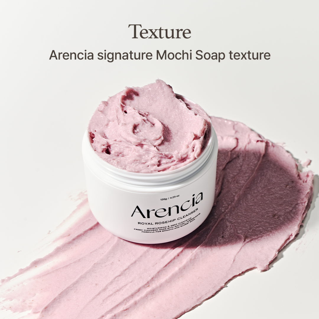 Arencia Fresh Rosehip Mochi Cleanser 120g