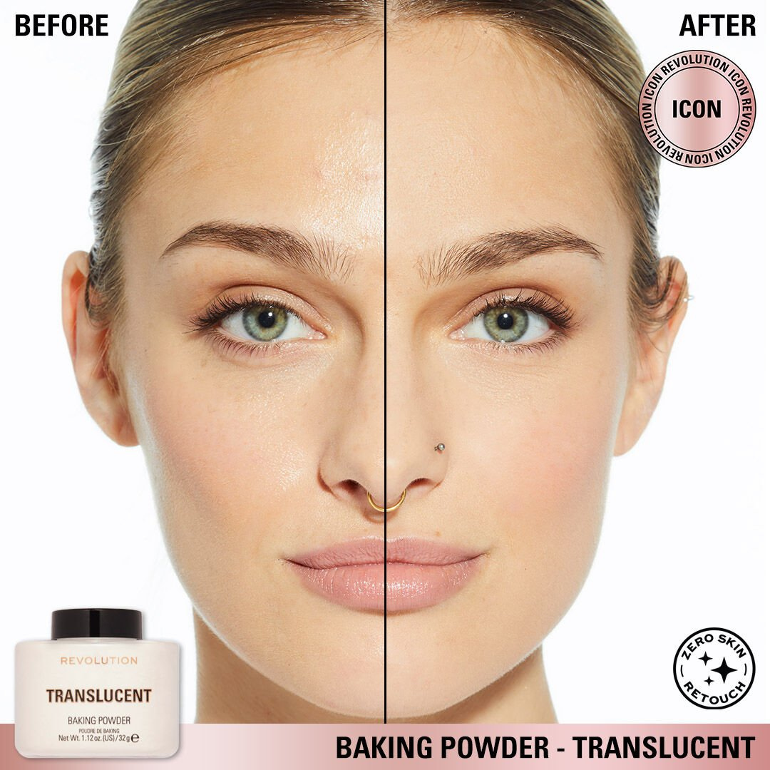 Makeup Revolution Loose Baking Powder- Translucent