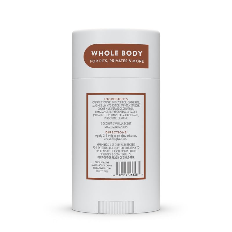 Native Deodorant Whole Body Coconut & Vanilla