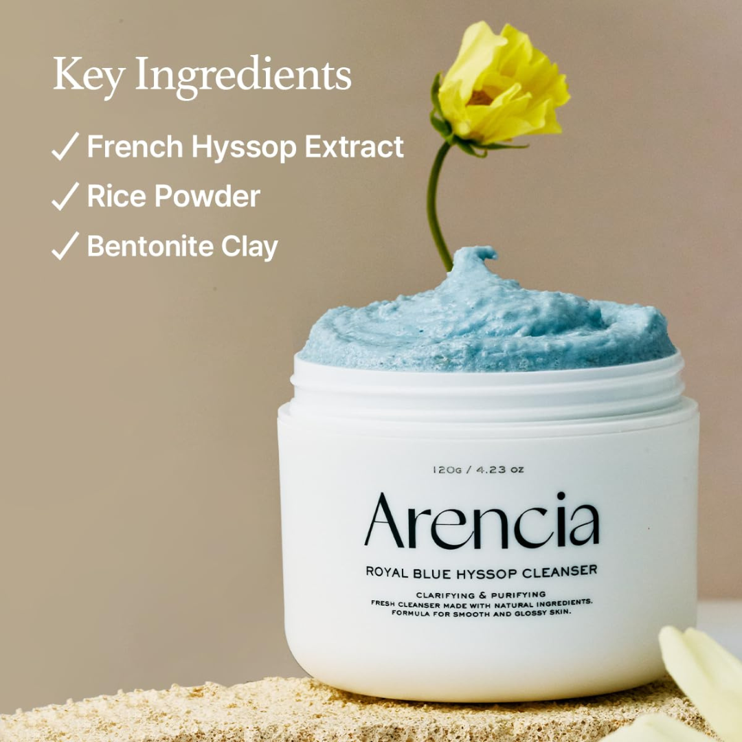 Arencia Fresh Blue Hyssop Cleanser 120g