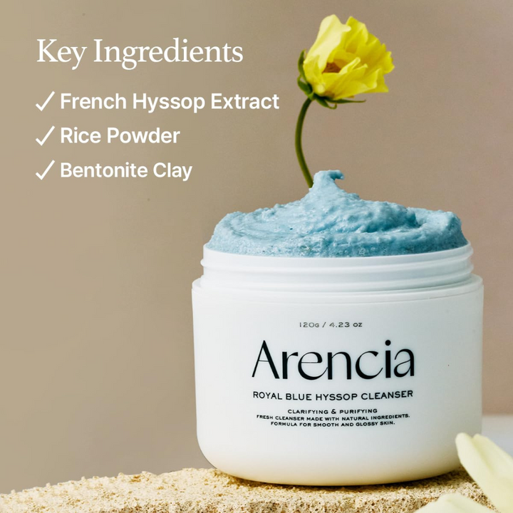 Arencia Fresh Blue Hyssop Cleanser 120g