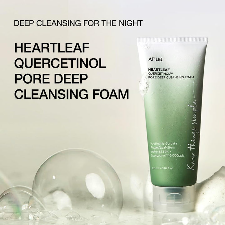 ANUA Heartleaf Quercetinol Pore Deep Cleansing Foam 150ml
