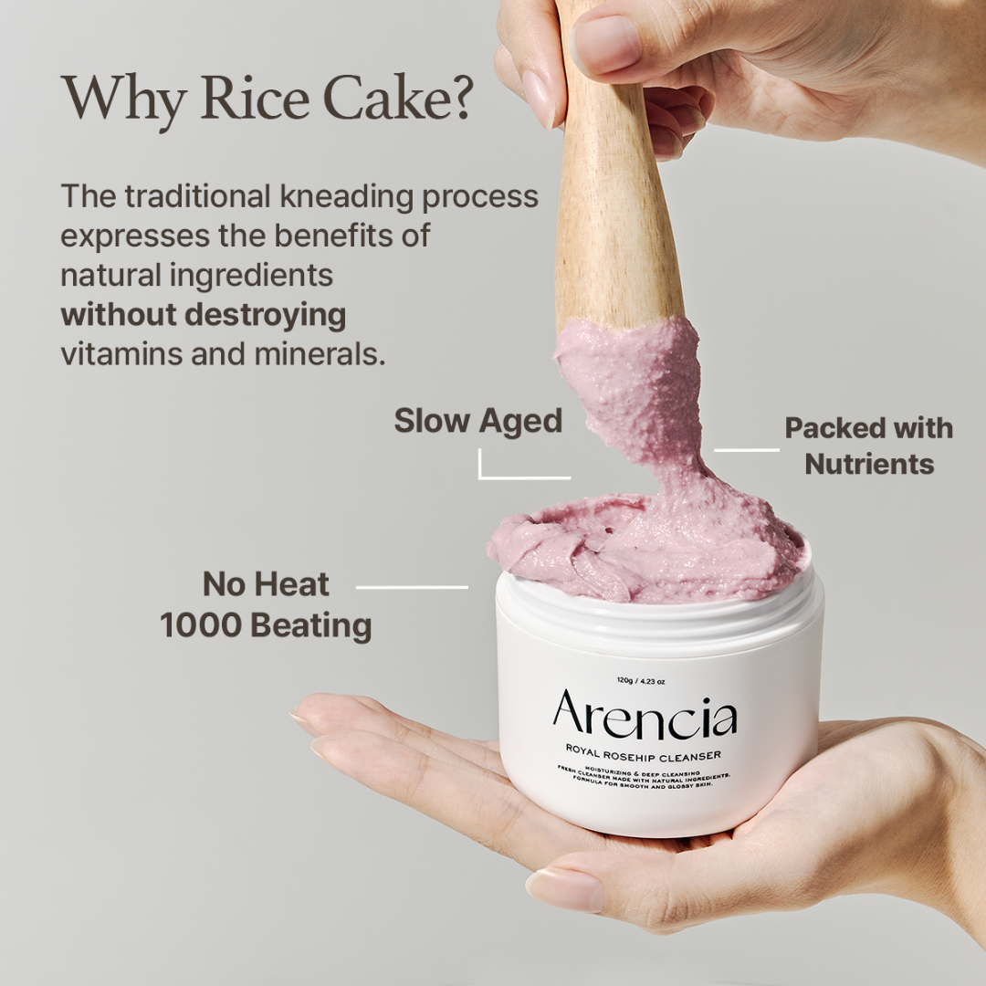 Arencia Fresh Rosehip Mochi Cleanser 120g