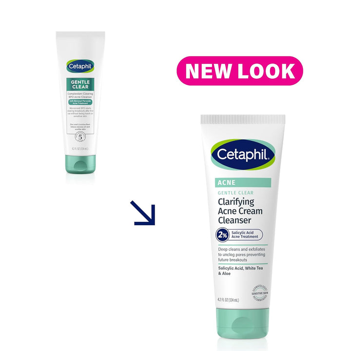 Cetaphil Gentle Clear Complexion-Clearing BPO Acne Cleanser