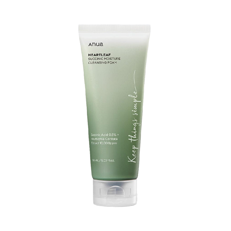 ANUA Heartleaf Succinic Moisture Cleansing Foam 150ml