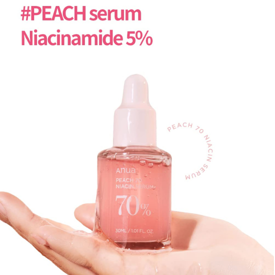 ANUA Peach 70% Niacin Serum 30ml ingredients