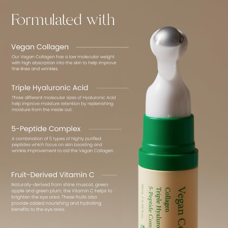 Axis-Y Vegan Collagen Eye Serum 10ml Ingredients