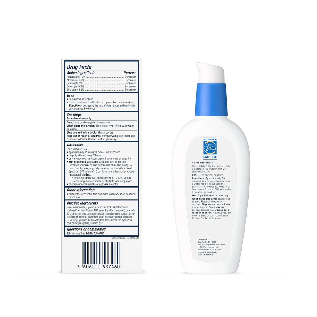 CeraVe AM Facial Moisturizing Lotion 2