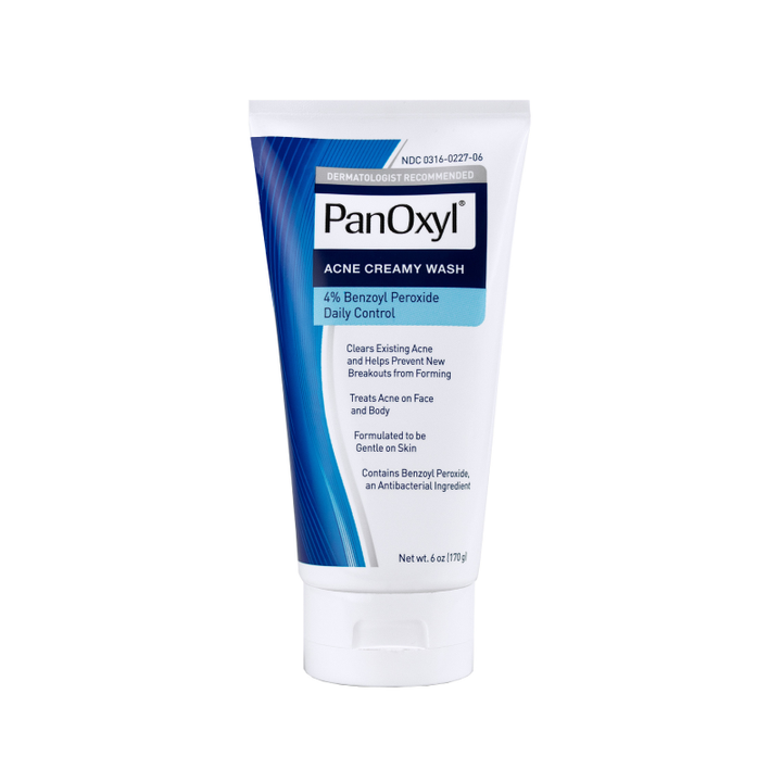 PanOxyl Acne Creamy Wash Benzoyl Peroxide 4% Daily Control