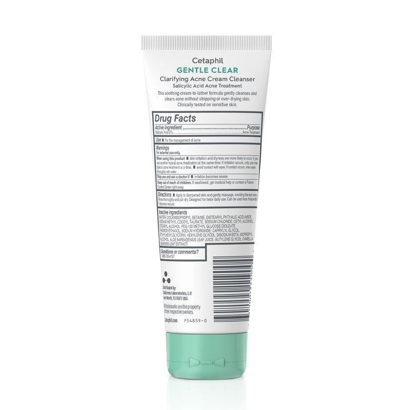 Gentle Clear Clarifying Acne Cream Cleanser