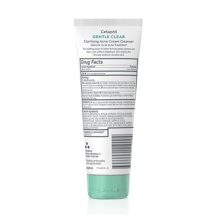 Gentle Clear Clarifying Acne Cream Cleanser