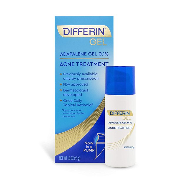 Differin Adapalene Gel 0.1% Acne Treatment