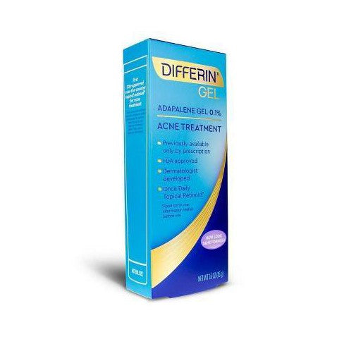 Differin Adapalene Gel 0.1% Acne Treatment