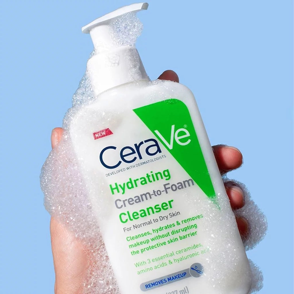 Cerave Hydrating Cream-to-Foam Cleanser 237ml