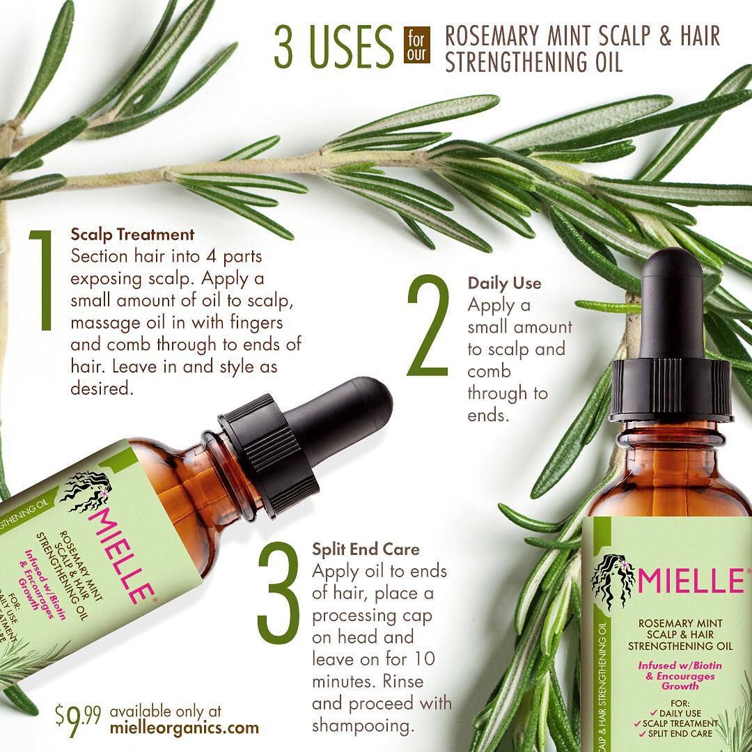 Mielle Organics Rosemary Mint Hair & Scalp Strengthening Products